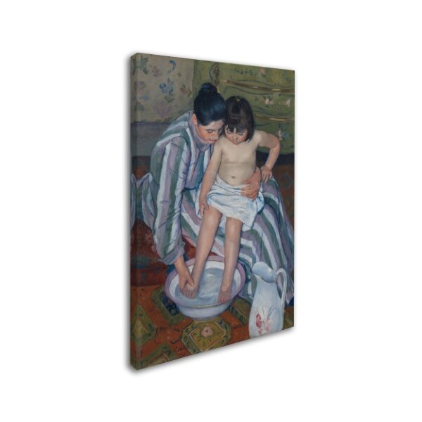 Cassatt 'The Childs Bath' Canvas Art,12x19